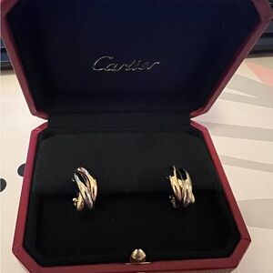 Brand new Cartier Trinity Earrings